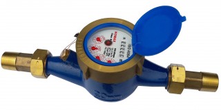 Đồng hồ đo nước sinh hoạt DN20 Komax thân gang