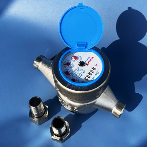 Stainless steel water meter DN15 Komax